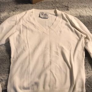 LILLY PULITZER V neck sweater